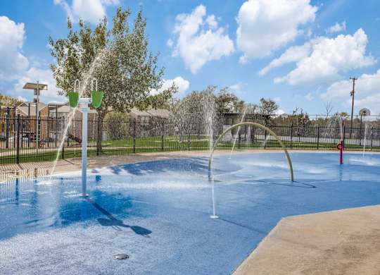 Apartments for Rent in Fort Worth, TX- Monarch Pass- Enclosed Splash Pad with Padded Floors