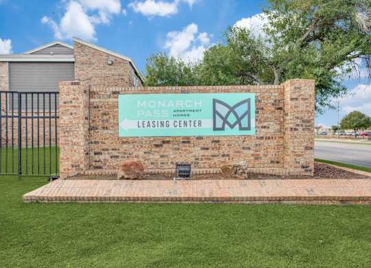 Monarch Pass Apartments in Fort Worth 76119 photo of monument sign
