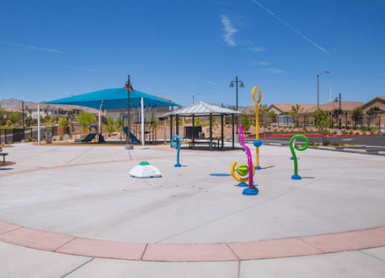 Skye Canyon, NV Townhomes Near Centennial Hills - Banyan Brighton - Swimming Pool with Lounge Chairs