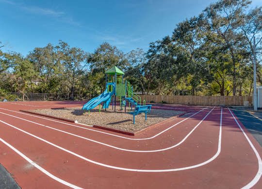 Belara Lakes Tampa apartments with modern playground for residents