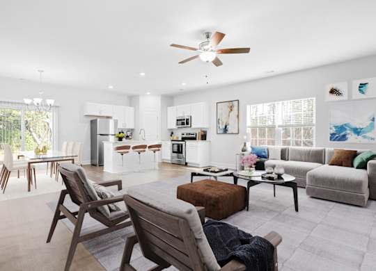 Blue Jay Commons Homes in Rincon, GA photo of living room
