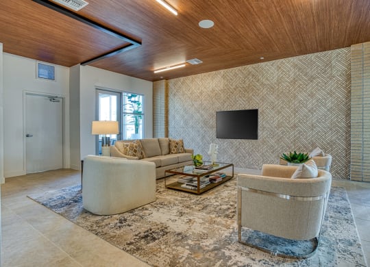South Scottsdale Apartments - Lucent Scottsdale - sitting area with TV
