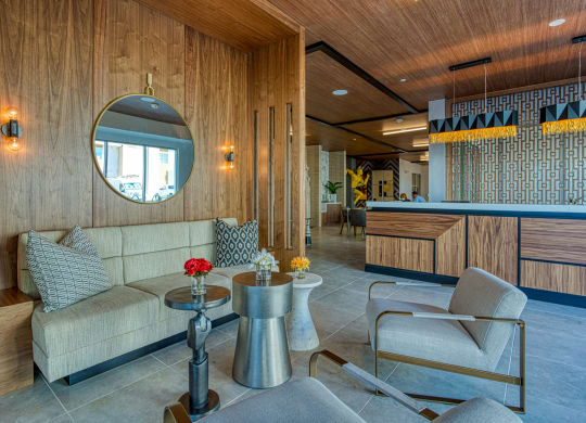 South Scottsdale Apartments - Lucent Scottsdale - sitting area with couch and chairs