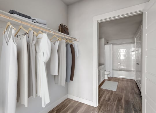 Gateway Arvada one bedroom walkthrough closet