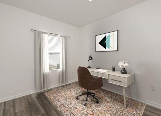 Homes in Ruskin, FL for rent - Ruskin Reserve - Office space with a nice window