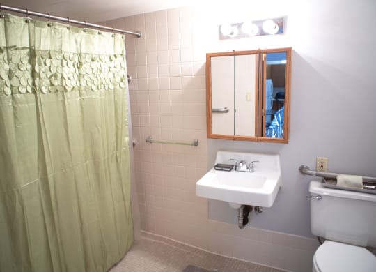 bathroom with shower