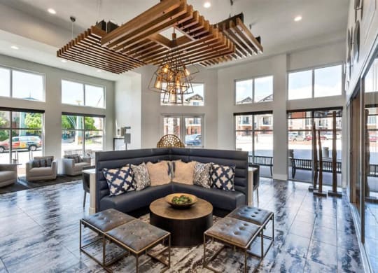 clubhouse seating area