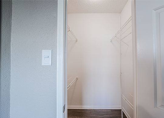 cottages at wells branch  large walk in closet