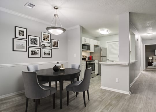 Forest Glen apartments in Austell, GA photo of dining room and kitchen