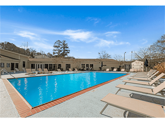 Resort-inspired pool at Springdale Glen, a pet-friendly community in Clarkston, GA, near Decatur