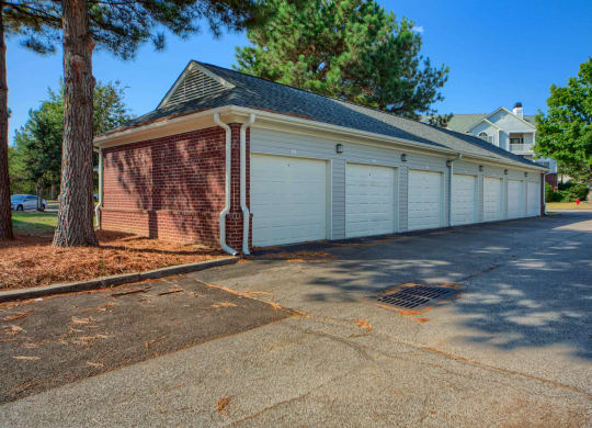 Enclave at Wolfchase Apartments in Cordova Tennessee photo of garages