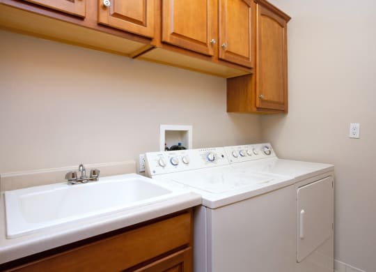 Laurel East End Apartments in Golden Valley, MN photo of washer and dryer in the unit