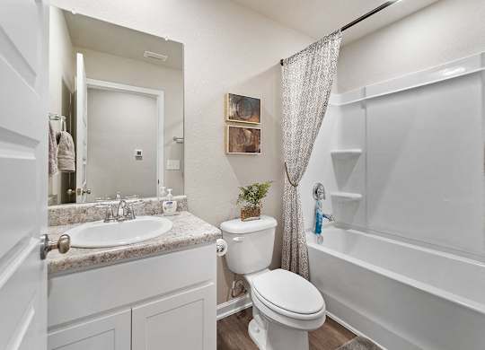 Bathroom With Bathtub at The Village at Hickory Street, Alabama