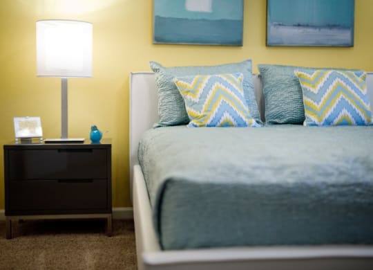 The Asher at Sugarloaf apartments in Lawrenceville Georgia photo of bedroom