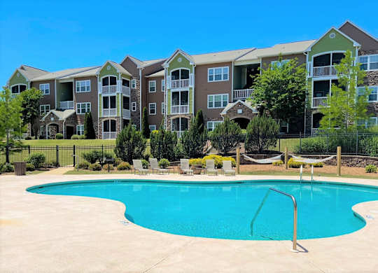 Opelika, AL Apartments – The Crossings of Opelika - resort style swimming pool