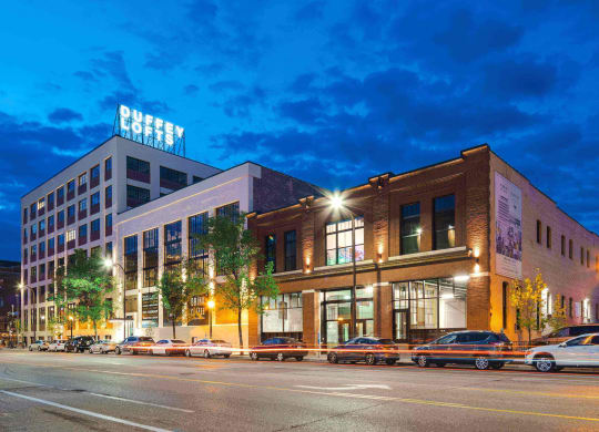 the building in which the hotel is located