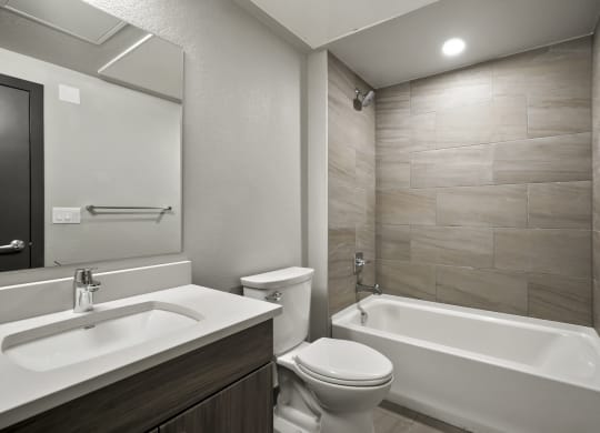 bathroom in unit at Platform