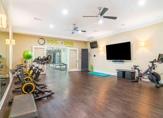 The Asher at Sugarloaf apartments in Lawrenceville Georgia photo of fitness center