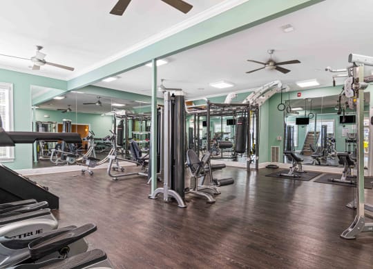 The Asher at Sugarloaf apartments in Lawrenceville Georgia photo of fitness center