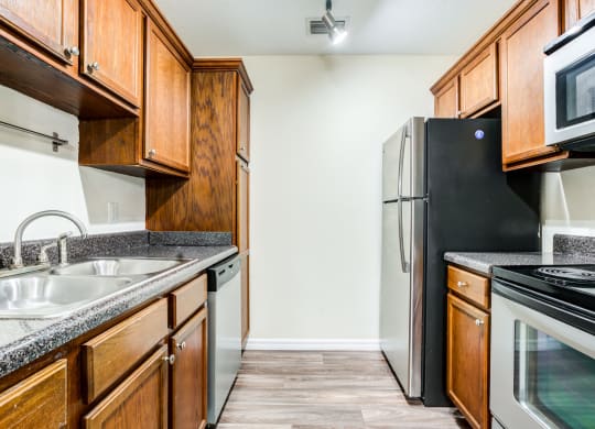 The Commons Apartments in Tampa Florida photo of renovated kitchen
