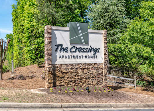 Opelika, AL Apartments – The Crossings of Opelika - monument sign for community