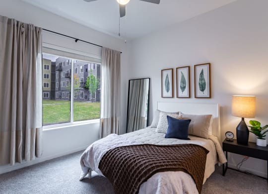 Large bedrooms with bright natural light