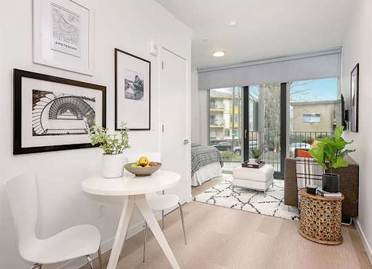 Studio entryway
