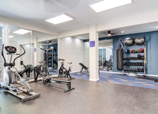 Wyndcliff Galleria Apartments Smyrna Ga photo of well equipped fitness center