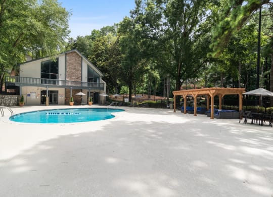 Wyndcliff Galleria Apartments Smyrna Ga Sparkling pool Leasing Center View