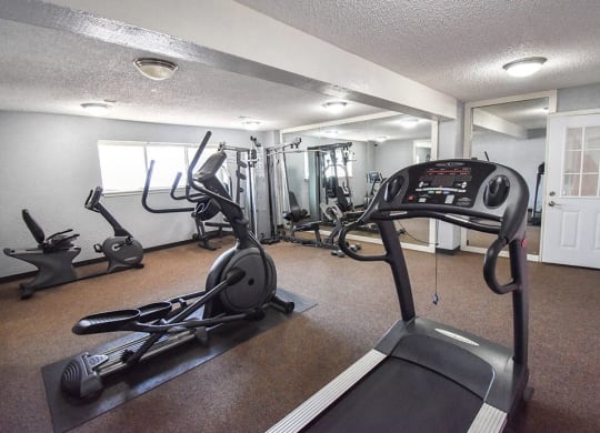 the gym at the apartments for rent