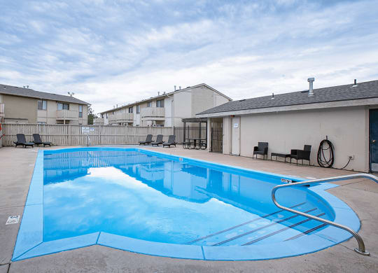 pool at Ponderosa Apartments
