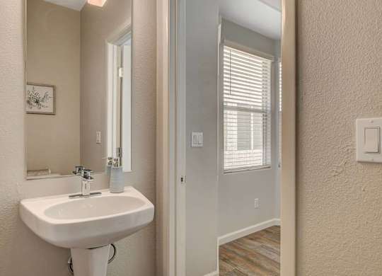 White Bathroom  at Habitat @ DTLV, Las Vegas, NV