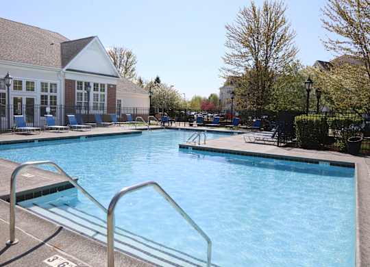 Large, Heated Pool at Bristol Station, Illinois