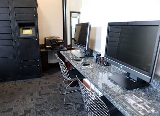 24 HR Package Room and Business Center at Bristol Station, Illinois, 60563