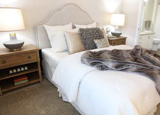 En Suite Baths in Main Bedrooms with Walk-in Closets at Bristol Station, Naperville, IL, 60563