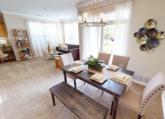 Spacious Floorplans with Dining at Bristol Station, Naperville, IL, 60563