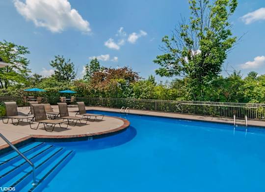 Patchen Oaks Apartments - Sparkling Pool with Sundeck