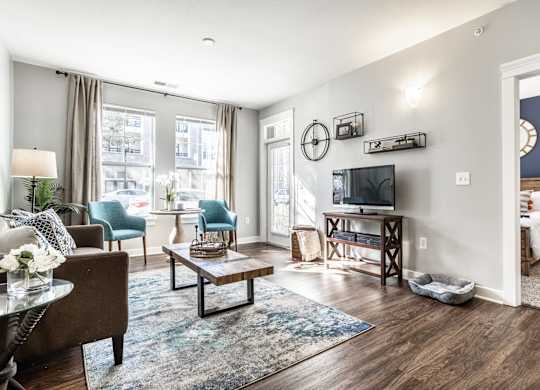 The Fort Apartment Spaces - Living Room