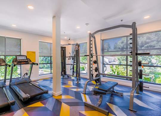 resident fitness center at edition