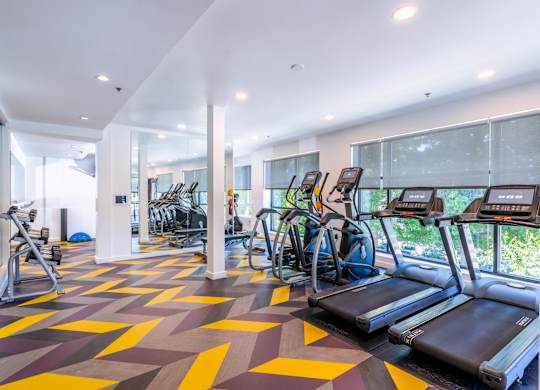 resident fitness center at edition