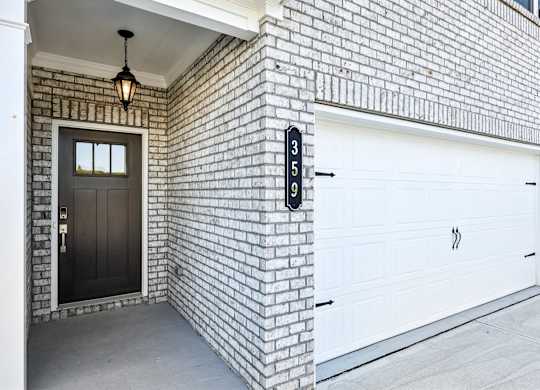 The entryway to the Westport floorplan.