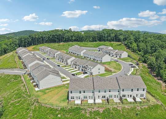 Aerial view of Satterfield Commons