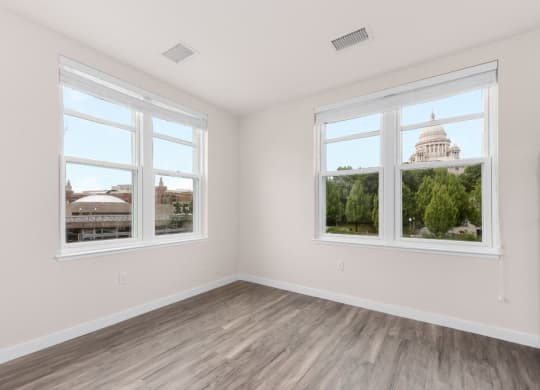 Station row apartment common space windows
