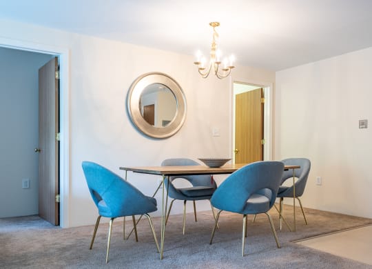 Two bedroom dining area