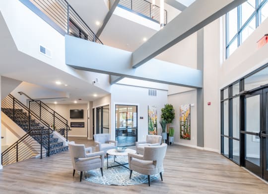 Millside entryway and community area