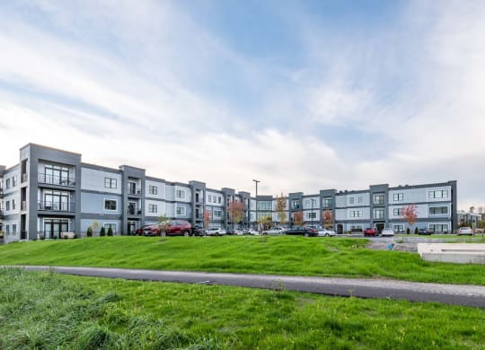 Millside apartments in canton from front exterior