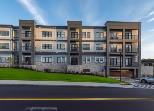 Millside apartments in canton exterior and covered garage