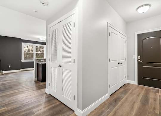 Ashland Woods apartments in MA hallway and high quality finishes