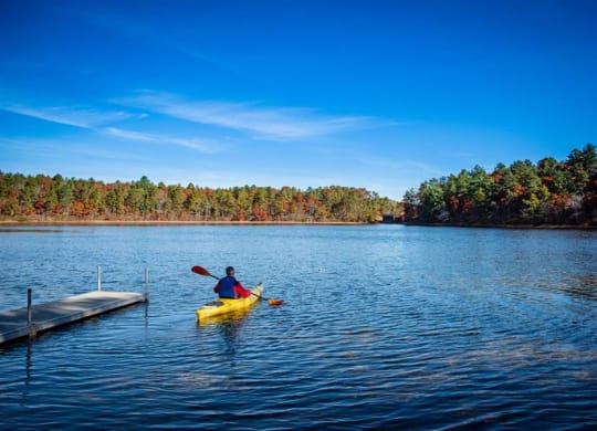 Kyaking on the redbrook ponds