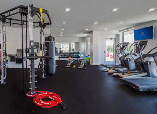 Fitness and Health Facility at The Mastlight Apartments in Weymouth